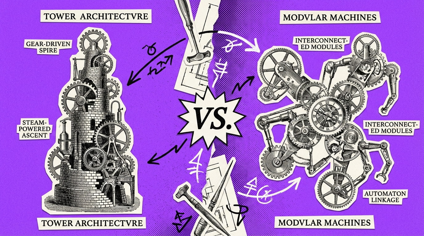 Tower Architecture vs Modular Machines